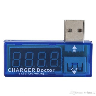 Digital USB Mobile Power charging current voltage Tester Meter Mini USB charger doctor voltmeter ammeter