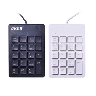 Keyboard  OKER SK-975 คีย์บอร์ด แป้นตัวเลข Numberic Mini Keypad ราคาพิเศษ