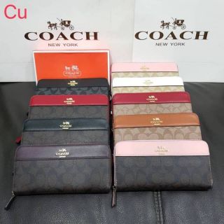 เช็คสต๊อกก่อนกดสั่งซื้อ#กระเป๋าตังค์Coach#กระเป๋าตังค์ใบยาว฿กระเป๋าตังค์ซิปรอบ