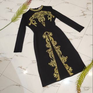Dress สุดหรูงานปักดิ้นทอง... Sale!!ด่วน 2ตัวสุดท้าย SกะM