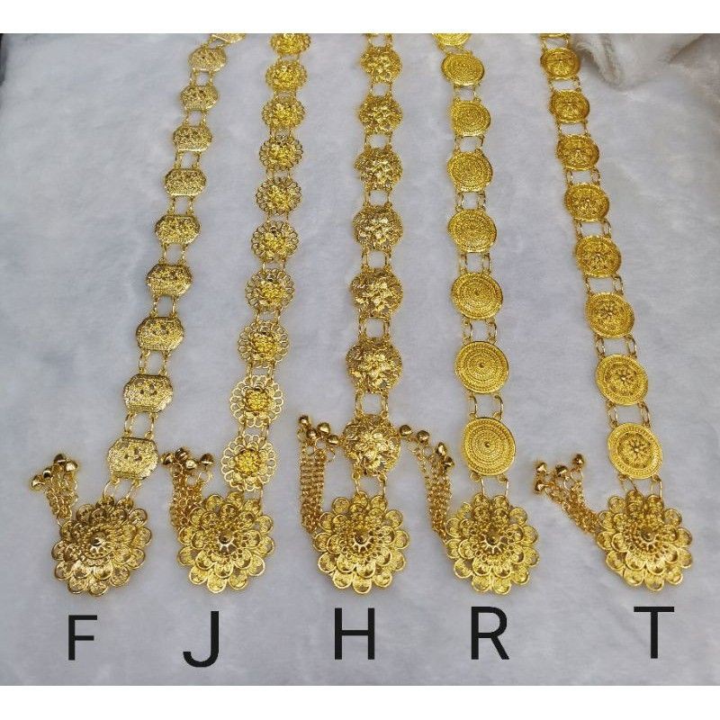 เครื่องประดับใส่ชุดไทย เข็มขัดสีทอง ใส่ชุดไทย เด็กใส่ได้ ผู้ใหญ่ก็ใส่ได้ ยาว 40นิ้ว❤️