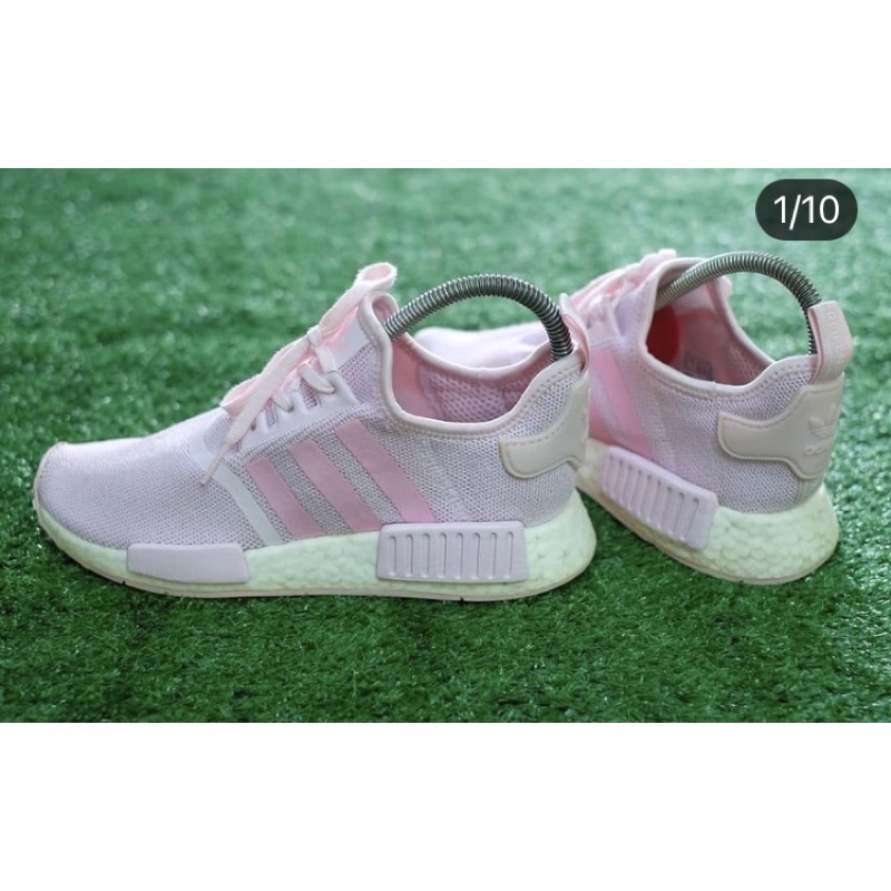 Adidas NMD R1 Pink White Youth Boost Running