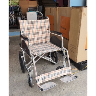 ถูกที่สุด!!! รถเข็นนั่งวีลแชร์ (Wheel chair) อลูมิเนียมน้ำหนักเบา