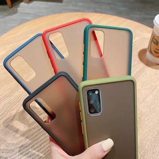 [ส่งจากไทย] เคสกันกระแทก ปุ่มสีผิดด้านRealme 7 pro realme 7 5G Realme X7 pro realme 7I rขอบนิ่มหลังแข็ง เคส