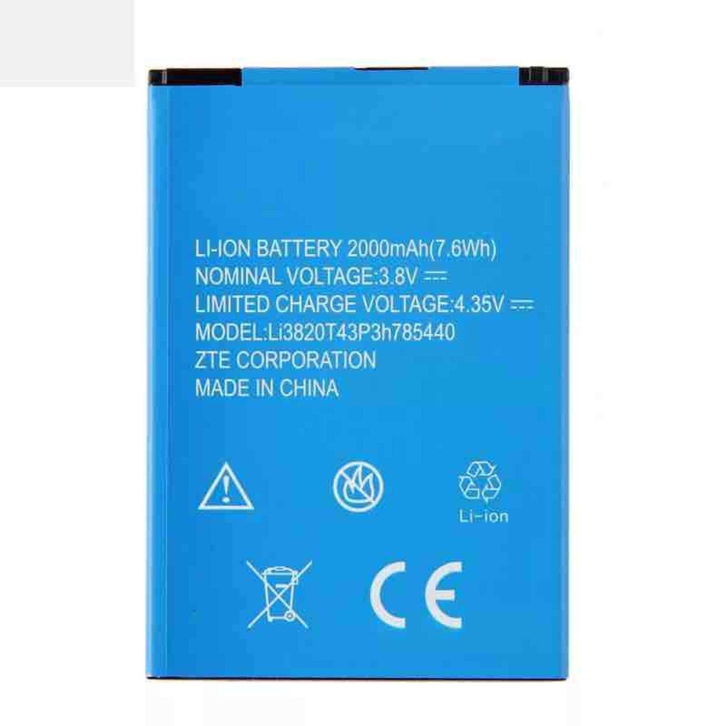 แบต Li3820T43P3h785440 แบตเตอรี่โทรศัพท์สำหรับ ZTE Blade L370 ใบมีด L2 Plus Accumulator 2000 mAh Li3