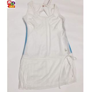 Le Coq Sportif - ใหม่ ชุดเดรสเทนนิส หรือใส่ลำลอง (TENNIS Womens  Dress) ไซส์ M -เทียบเท่า L ปกติ