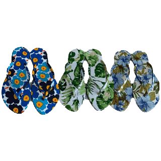 โปรโมชั่น : kawaii slipper beach รองเท้าแตะ ชายหาด ลายดอก เก๋ ๆ ใส่สบาย มีเอกลักษณ์