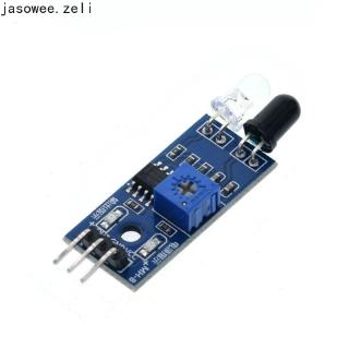 โมดูลเซ็นเซอร์อินฟราเรด ir สําหรับ arduino smart car robot 3 - wire สะท้อนแสง 5 ชิ้น