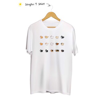 SINGHA T-Shirt เสื้อยืดกสรีนลายแก๊งน้องหมา