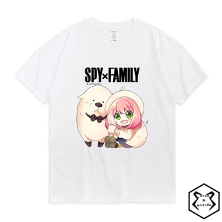 เสื้อยืดแขนสั้น พิมพ์ลายคอสเพลย์ Spy X Family Anya Forger แฟชั่นฤดูร้อน สําหรับผู้ชาย และผู้หญิง