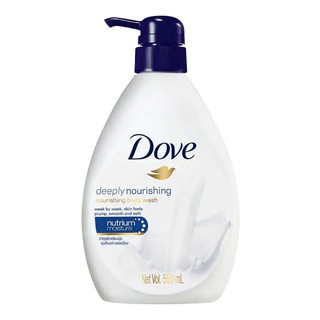 Dove Deeply Nourishing Nourishing Body Wash โดฟ ดีพลี่ เนอร์ริชชิ่ง ครีมอาบน้ำ 550ml.