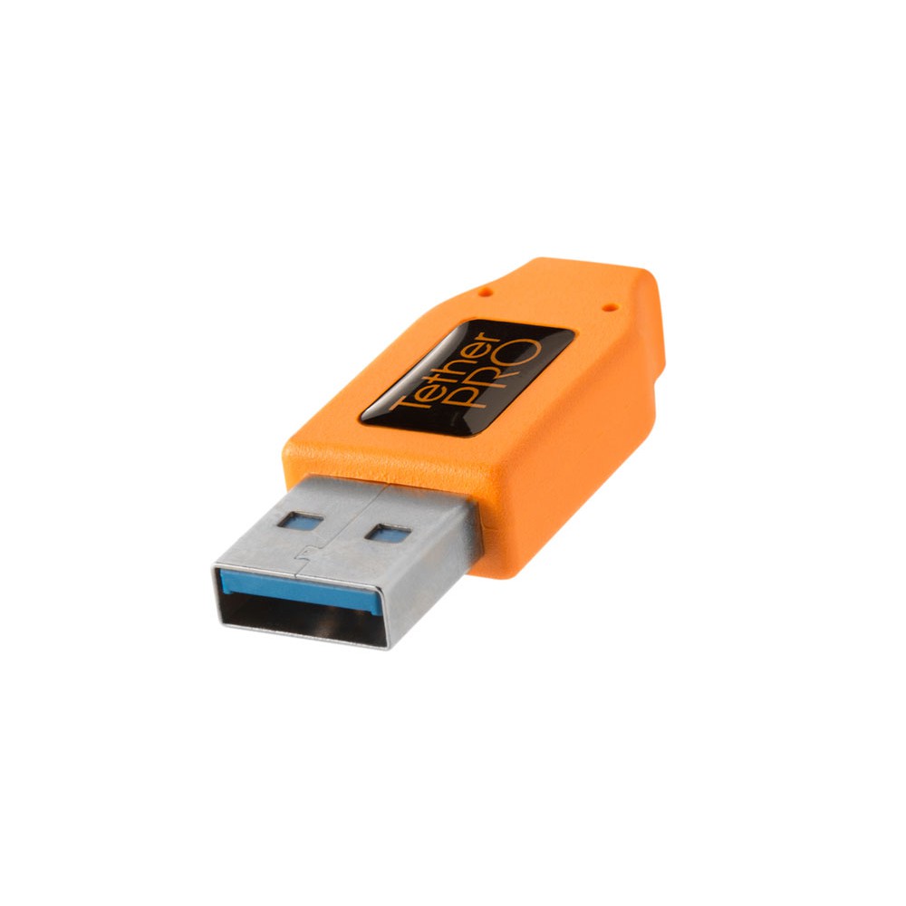 Tether tools TetherPro  CUC 3215 USB 3.0 to USB-C, 15'(4.6m),High-Visibility Orange ประกันศูนย์ไทย Tether Pro tethertool