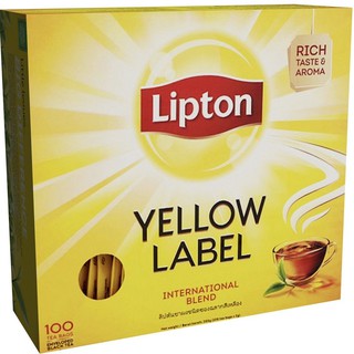 LIPTON ลิปตัน ชาร้อน100ซอง 200ก. Original สกัดจากชาธรรมชาติจากแหล่งต้นกำเนิดชา ให้ความสดชื่น กระปรี้กระเปร่ากับชาพร้อม