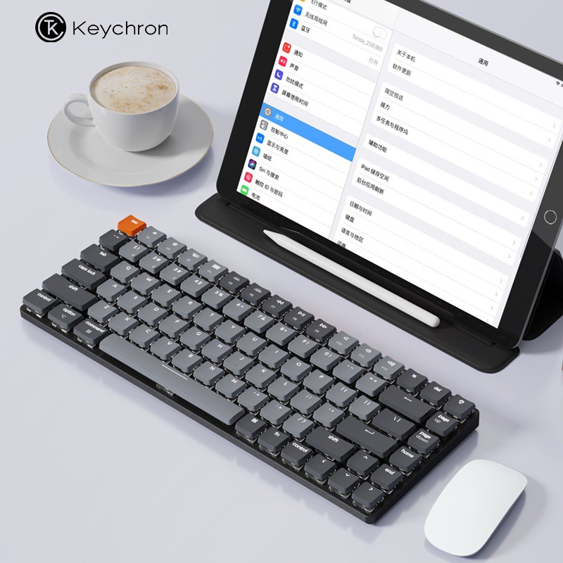 ♧Keychron K3 V2 Wireless Mechanical Keyboard Gateron Switch Ultraslim RGB Version 2 75% Layout Wired / Bluetooth mechani