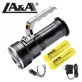 ไฟฉาย Rechargeable Flashlight LA&amp;A-3406