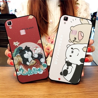 เคสโทรศัพท์ซิลิโคนลายการ์ตูนหมีสําหรับ Vivo Y 51 Y 55 Y 53 Y 69 Y 71 Y 81 Y 91 I Y 91 C Y 93 Y 95 Y 97x21 Ud X 23 Z 5 X Y 17 2019