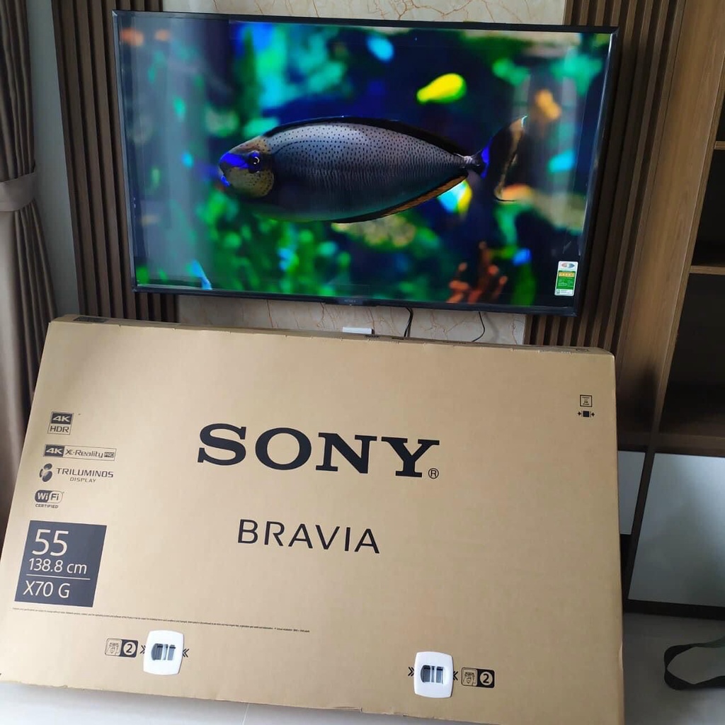 SONY 55 INCH UHD 4K GOOGLE SMART TV KD-55X70G