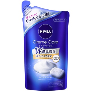 Nivea Cream Care Body Wash, European Soap Refill, 12.2 fl oz (360 ml) ครีมอาบน้ำ นีเวีย