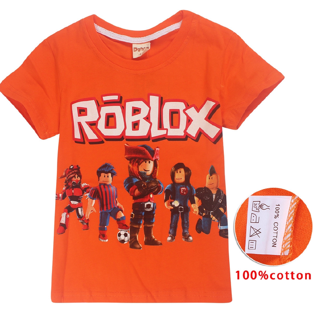 Roblox เส อย ดแขนส นหน าร อนส าหร บเด ก 6 14 ป Shopee Thailand - kid t shirt roblox เสอยดแขนสนสำหรบเดกชายพมพเสอสำหรบเดกเสอผาฝาย boy shirt