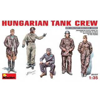 โมเดลฟิกเกอร์ทหาร MiniArt 1/35 MI35157 Hungarian Tank Crew