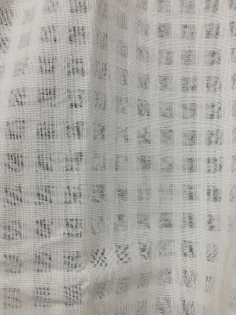 แนะนำ ผ้าม่าน ผ้าม่านประตูผ้าฝ้าย มินิมอล สี ขนาด110x200cm มีเชิงคอ ผ้าตารางลายดั้งเดิมสีขาว ผ้าม่านวินเทจ ราคาพิเศษ มีเก็บเงินปลายทาง