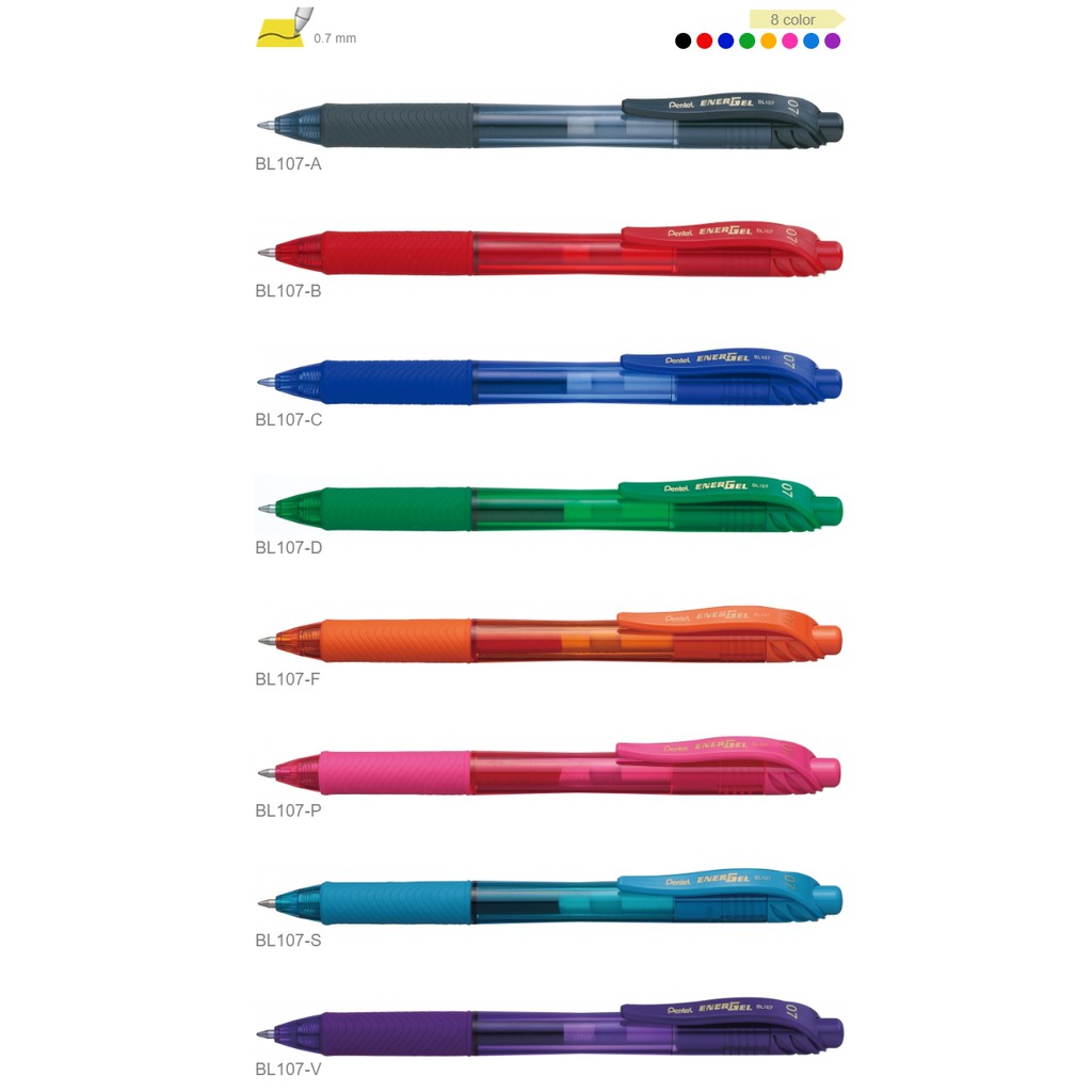ปากกา Pentel ENERGEL BL-107 0.7