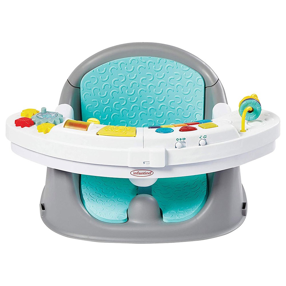 Infantino : 303038 Music&amp;Lights 3-In-1 Discovery Seat&amp;Booster-handle