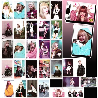 Lomo Card Blackpink LISA 30 Pcs โลโม่ การ์ด Box Set