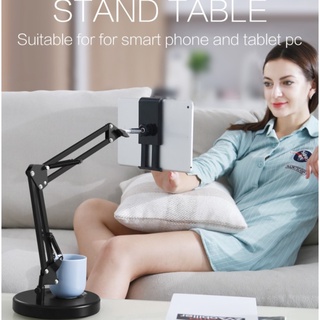 ขายดี🔥NEW ขาตั้งipad ขาตั้ง tablet Tablet Tripod Floor Stand Table ปรับได้ 360องศาใช้กับ Tablet, iPad ปรับระดับได้ 70-1