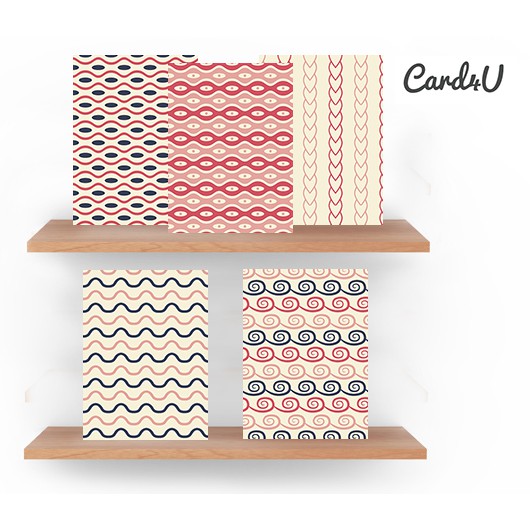 (พร้อมส่ง) การ์ดอวยพร 9.60 Baht/แผ่น (Greeting Card) เพื่อติดของขวัญ ช่อดอกไม้ หรือเขียนข้อความ ชุดร