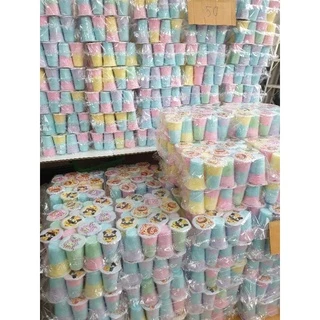 ขนมสายไหมแก้วเล็ก มินิ คละสี มีทั้งสีเดียว และ สองสี (001)