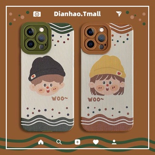 เคส สำหรับ ไอโฟน เคสซิลิโคน 13 promax iPhone case เคสนิ่ม เนื้อซิลิโคน สำหรับ iPhone Wooชาย TPU-R1703 Wooหญิง TPU-R1704