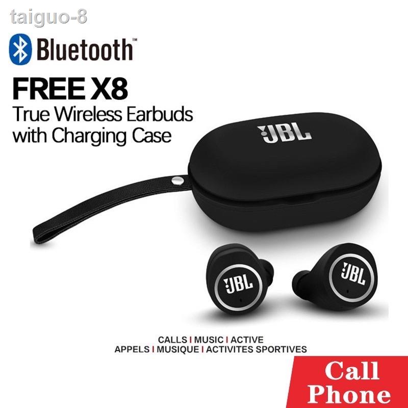 หูฟังบลูทูธJBL X8 หูฟัง เสียงดี รับประกัน30วัน Bluetooth earbuds