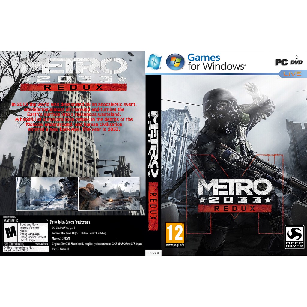 Metro 2033 Redux PC [ออฟไลน์ INSTALLATION]