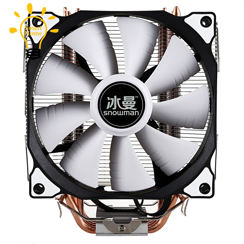 ◦★◦SNOWMAN CPU Cooler Master 5 Direct Contact Heatpipes freeze Tower Cooling System CPU Cooling Fa