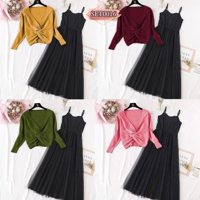 [SKC] Lingyuan SET DRESS/DRESS SET ผู้หญิง