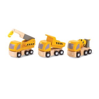 PlanToys 6047 Highway Maintenance ของเล่นบทบาทสมมุติ สำหรับเด็ก 3 ขวบขึ้นไป