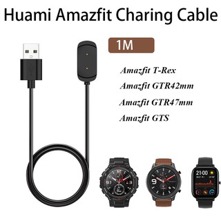 สายชาร์จ USB แบบแม่เหล็ก สําหรับสมาร์ทวอทช์ Xiaomi Huami Amazfit T-Rex GTS GTR 47 มม. GTR 42 มม.