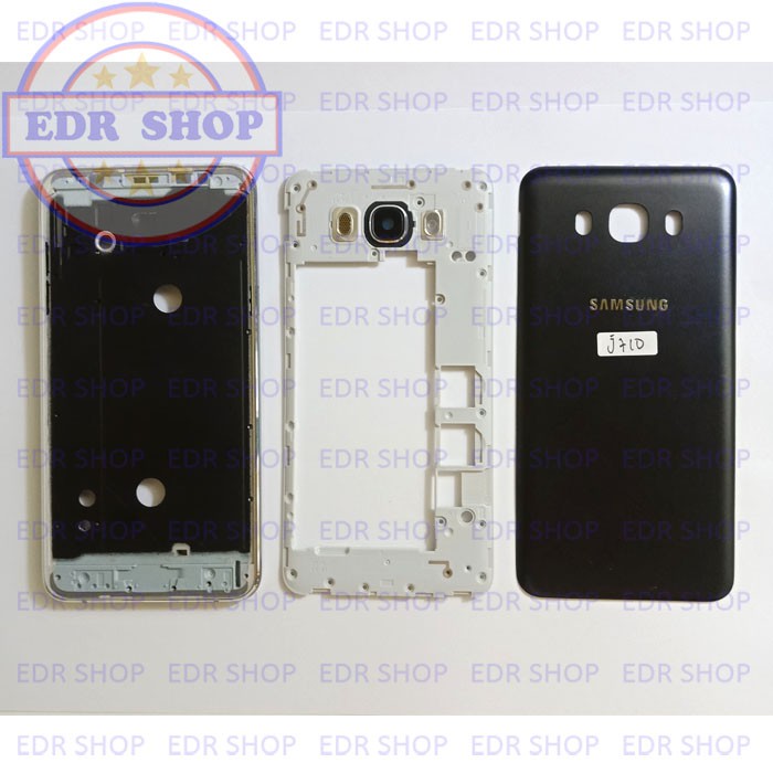 Samsung Galaxy J7 2016 Fullset J710 J710FN Casing Bone Lcd Stand Original