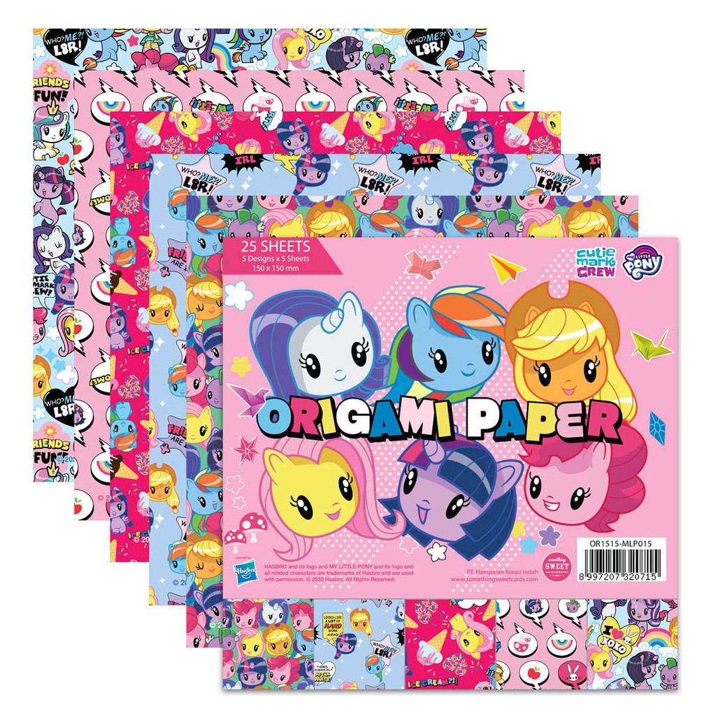 Something Sweet Cards - กระดาษ Origami - กระดาษพับ - My Little Pony - OR15-MLP015