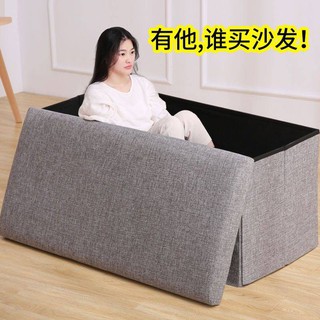 เก้าอี้สตูล เก้าอี้เก็บของ โซฟาเคลื่อนที่Size 60*:36*36cm และ Size 76*:38*38cm