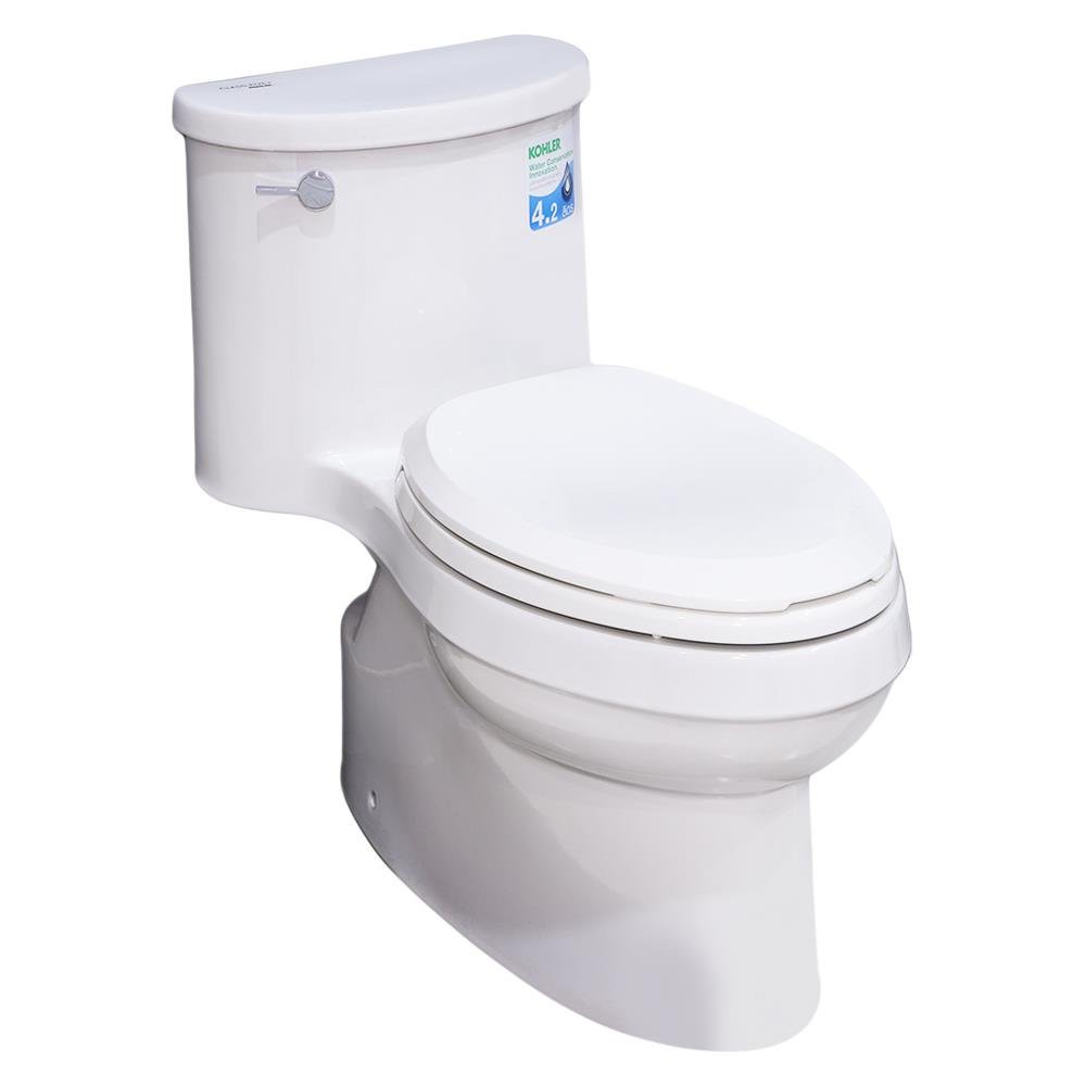 Sanitary ware 1-PIECE TOILET KOHLER K-5171X-C 4.2L WHITE sanitary ware toilet สุขภัณฑ์นั่งราบ สุขภัณฑ์ 1 ชิ้น KOHLER K-5