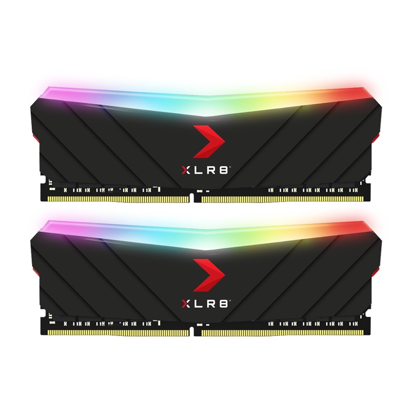 แรม PNY Ram XLR8 RGB DDR4 16GB Bus 3600MHz (8x2) สีดำ