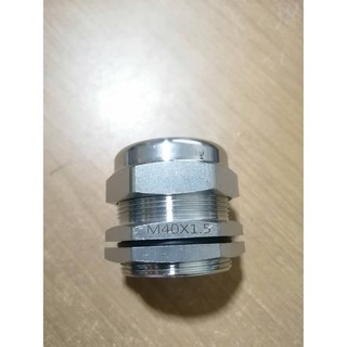 เคเบิ้นแกลนสแตนเลส304 (Stainless steel Cable gland Cable Gland) เกลียว M40x1.5 ระดับกันฝุ่นกันน้ำ IP68