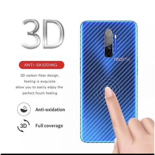 ฟิล์มหลัง ฟิล์มกันรอยหลัง Huawei Y6 2019 / Y6S/Y7 PRO 2019 3D ลายเคฟล่า ฟิล์มเคฟร่า ฟิล์มเคฟล่า ก