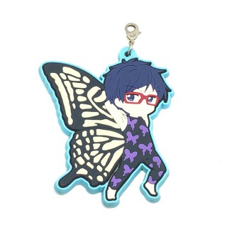 Free! Iwatobi Swim Club Ryugazaki Rei Rubber Strap พวงกุญแจ งานลิขสิทธิ์ Banpresto แท้จากญี่ปุ่น