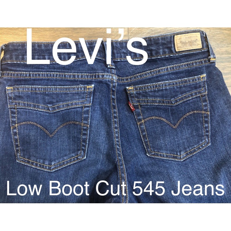 SALE🔥Levi’s Low Boot Cut 545 Jeans กางเกงยีนส์ ลีวาย เอว 30 นิ้ว ผ้ายีนส์ยืด ใส่สบาย ทรงสวย