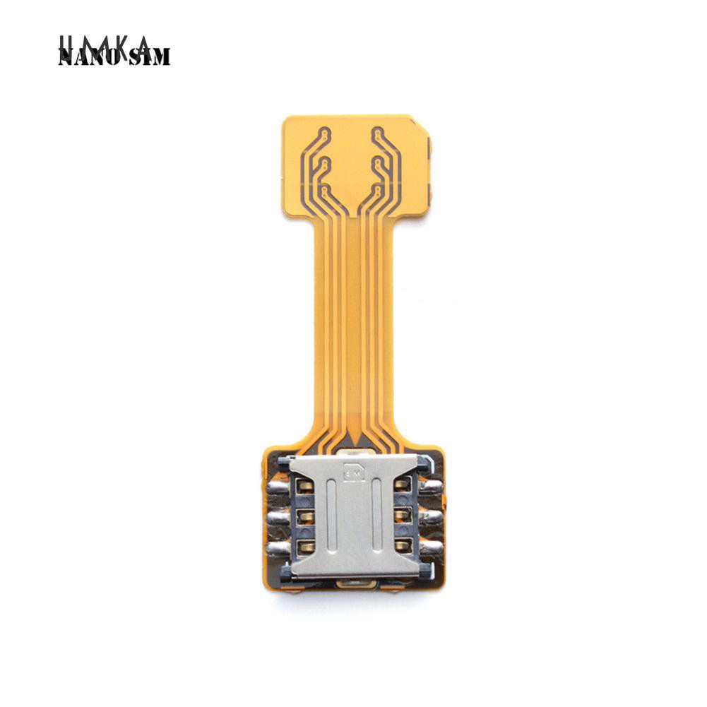 Sl TF Hybrid Sim Slot Dual SIM Card Adapter Micro SD Extender for Android Phone #8