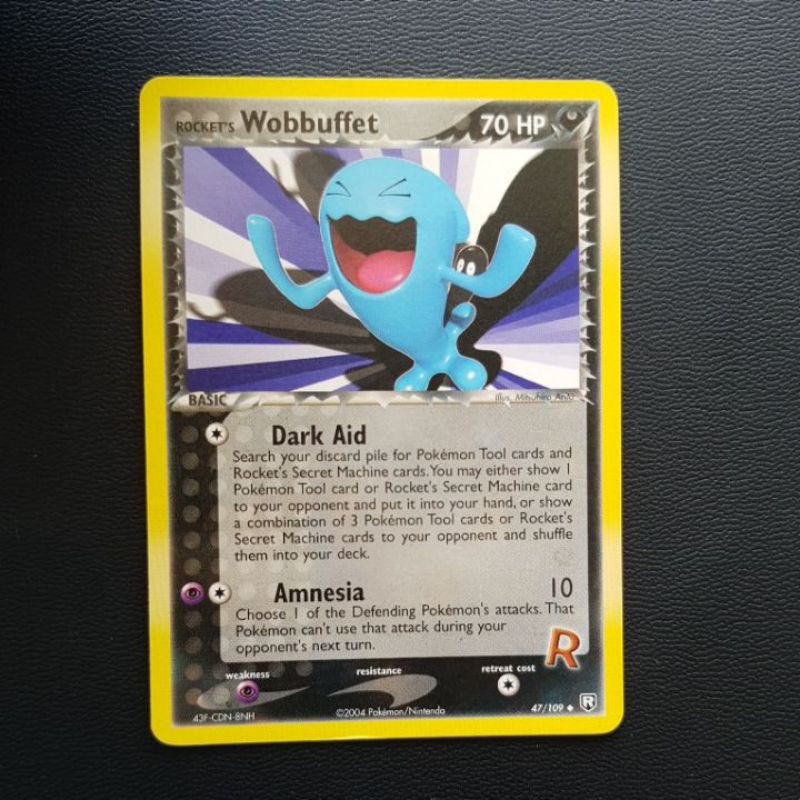 Pokemon ROCKETS WOBBUFFET TEAM ROCKET RETURN