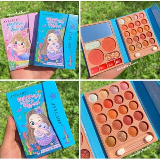 พาเลทอายแชโดว์​ พาเลทกระเป๋า​  Anylady​ Dream Big Little Mermaid Make up Set เซตแต่งหน้ากระเป๋า อายแชโดว์​ บ​ลัช​ออน​